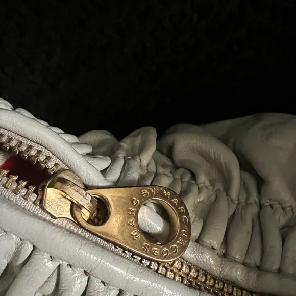 Marc by Marc Jacobs Monogram Hobo Bag - Bone/Gray Leather - Picture 12 of 12